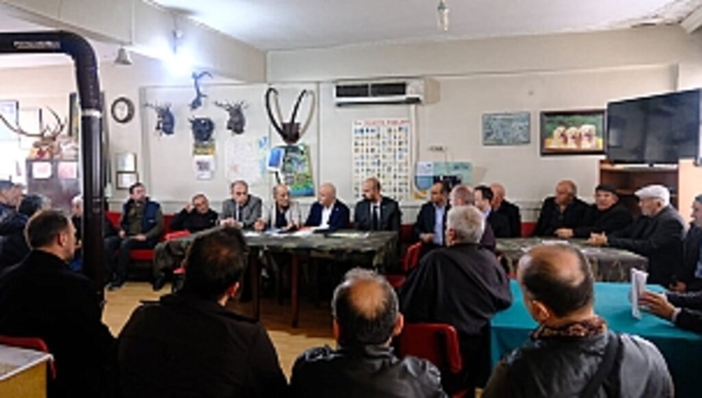 Usta Bafra'da Avcıları Dinledi