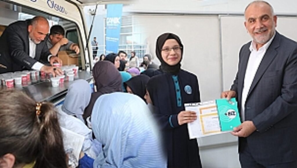 Başkan Sandıkçı'dan Öğrencilere Dondurmalı Karne!...