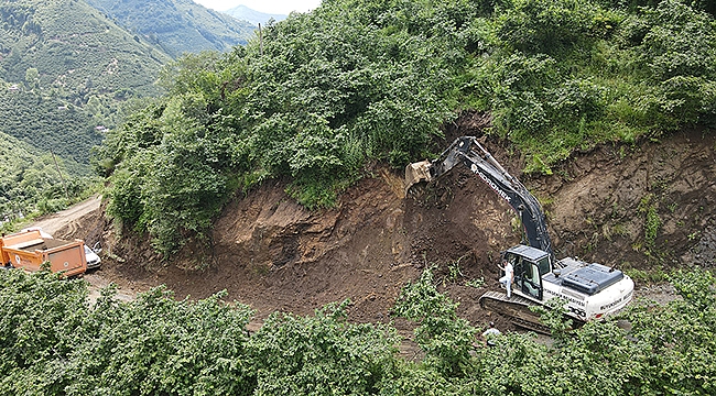 Büyükşehirden172 Mahalle Yoluna Hızlı Müdahale