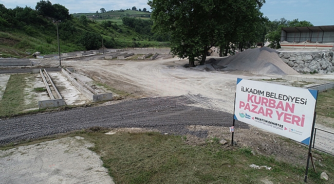 İlkadım'ın En Büyük Kurban Satış Alanında Hummalı Çalışma