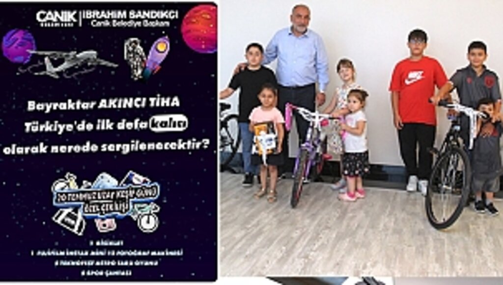 Canik Belediyesi'nden Uzay Keşif Günü'nde Vatandaşlara Hediye