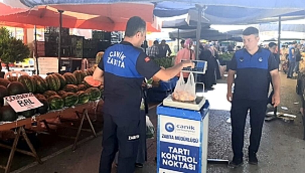 Canik'te Semt Pazarları Kontrol Altında