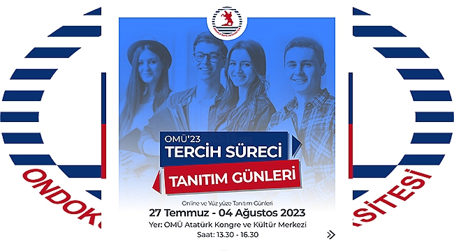 OMÜ Tanıtım Günleri Başladı