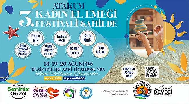 3. Atakum Kadın Emeği Festivali Sahilde Başlıyor