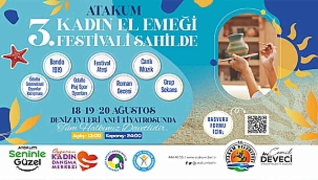 3. Atakum Kadın Emeği Festivali Sahilde Başlıyor