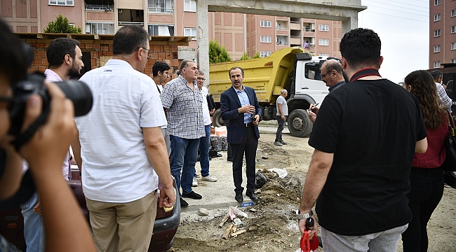 Büyükşehir vizyon projelerini yerinde tanıttı