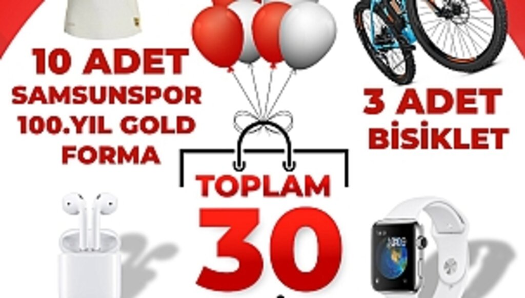 Canik Belediyesi'nden 30 Ağustos'a Özel Hediyeler 