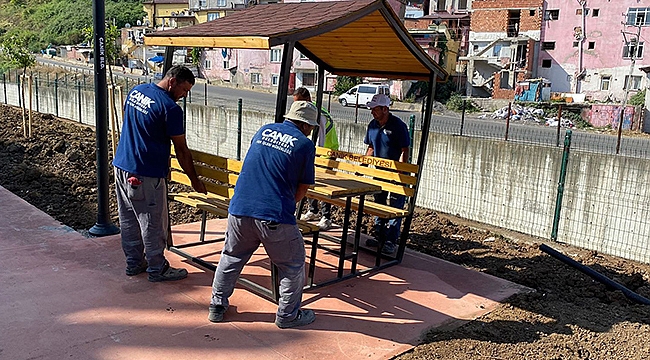 Canik'te Yeni Sosyal Donatı Alanları Göz Dolduruyor