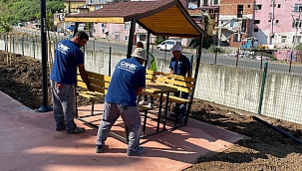 Canik'te Yeni Sosyal Donatı Alanları Göz Dolduruyor