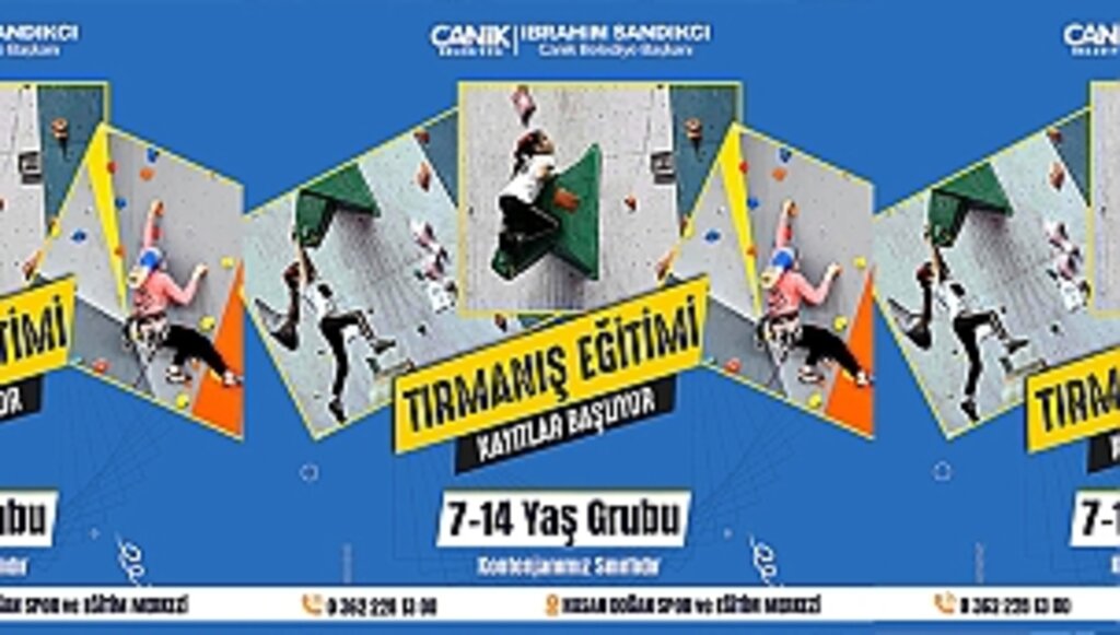 Geleceğin Dağcıları Canik'te Yetişecek