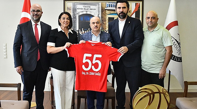 Samsunspor Kulübü Derneğinden Vali Dağlı'ya Ziyaret