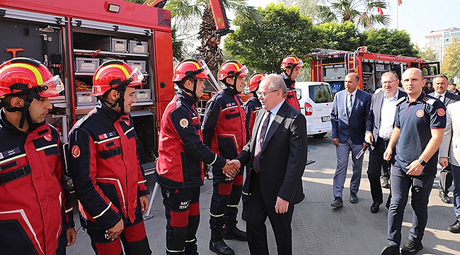 Başkan Demir İtfaiye Personeli İle Biraraya Geldi