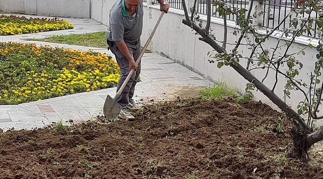 İlkadım'da Park ve Yeşil Alanlara Bakım