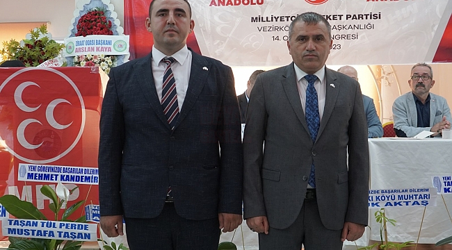 MHP Vezirköprü'de Ahmet Aslan Dedi