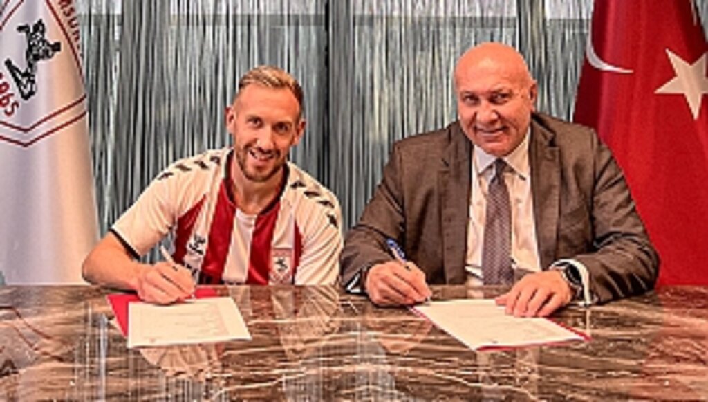 Samsunspor Flavien Tait'i Renklerine Kattı