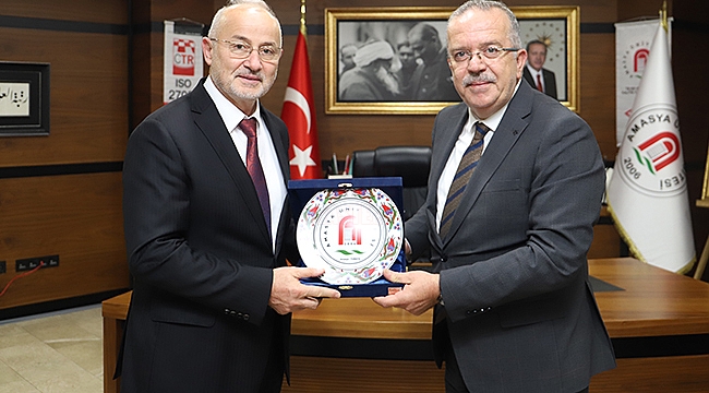 Rektör Ünal'dan Amasya Üniversitesi Rektörü Turabi'ye Ziyaret