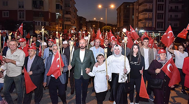 Tekkeköy Cumhuriyet'in 100. Yılını Coşkuyla Kutladı