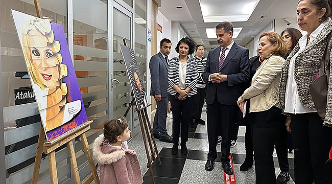 Atakum Tek Yürek 'Kadına Şiddete Hayır' Dedi