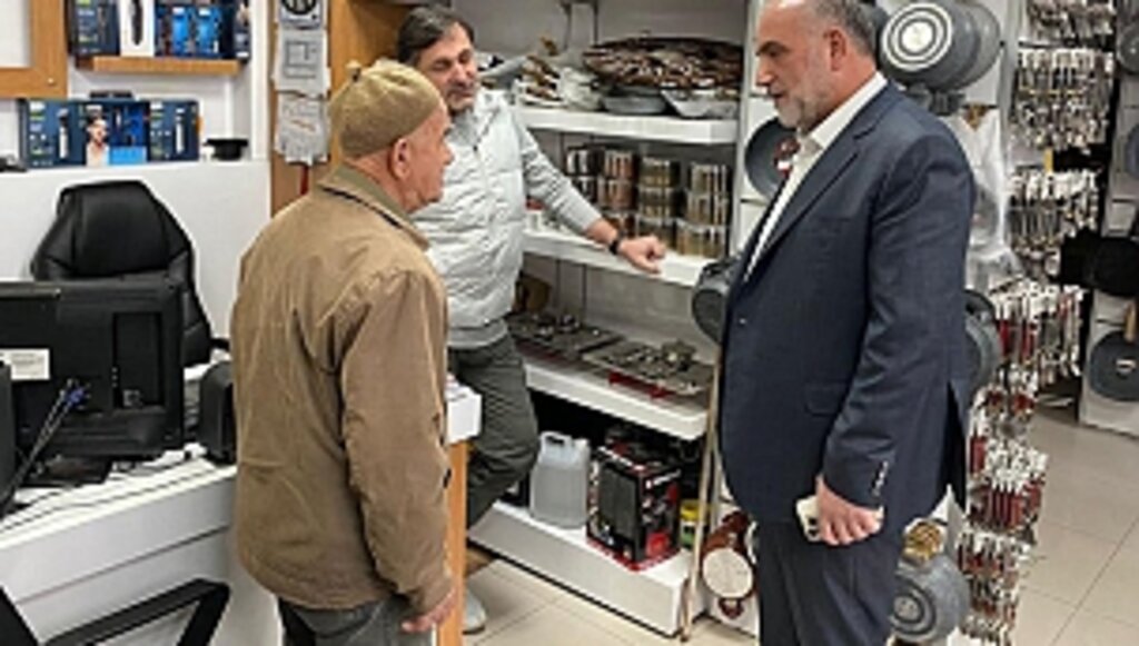 Başkan İbrahim Sandıkçı, Esnafları Ziyaret Etti