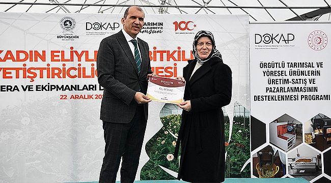Büyükşehir'den Süs Bitkisi Yetiştiriciliğine Büyük Destek