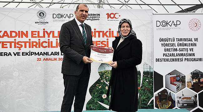 Büyükşehir'den Süs Bitkisi Yetiştiriciliğine Büyük Destek 