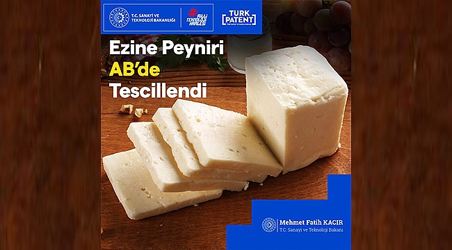 Ezine Peyniri'ne AB Tescili