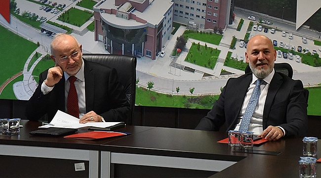 UDEF Samsun Şubesi Başkanı Karaduman'dan Rektör Ünal'a Ziyaret