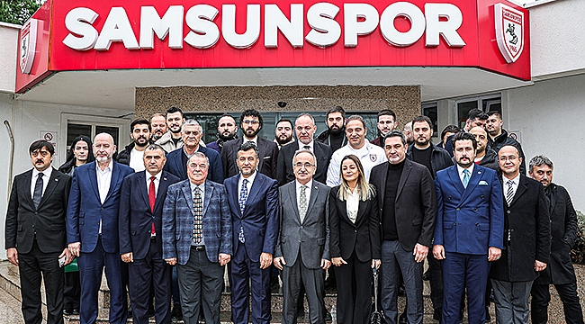 Ak Parti SBB Adayı Halit Doğan'dan Samsunspor Kulübüne Ziyaret 