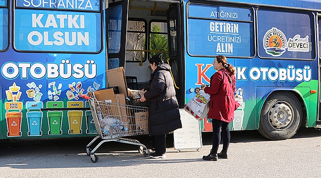 Atakum Belediyesi'nden Katık Otobüsü İle Geri Dönüşüm Atağı