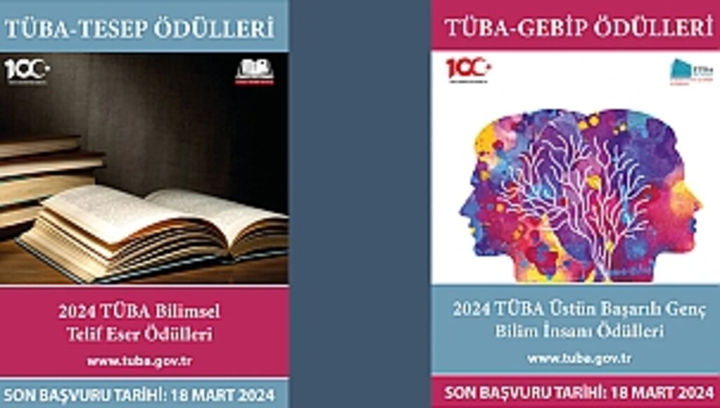 TÜBA-GEBİP ve TESEP Ödülleri için 2024 Yılı Başvuruları Başladı