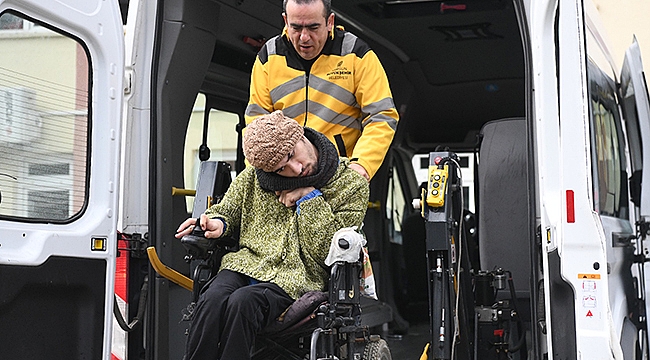 Büyükşehir'den Engelsiz Ulaşım Hizmeti