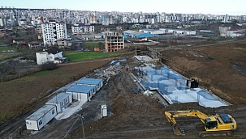 Canik Futbol Sahası İnşaatı Başladı