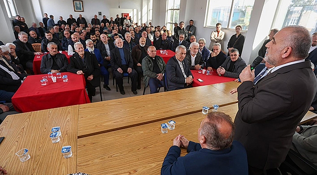 Canik Muhtarlarından Başkan İbrahim Sandıkçı'ya Tam Destek