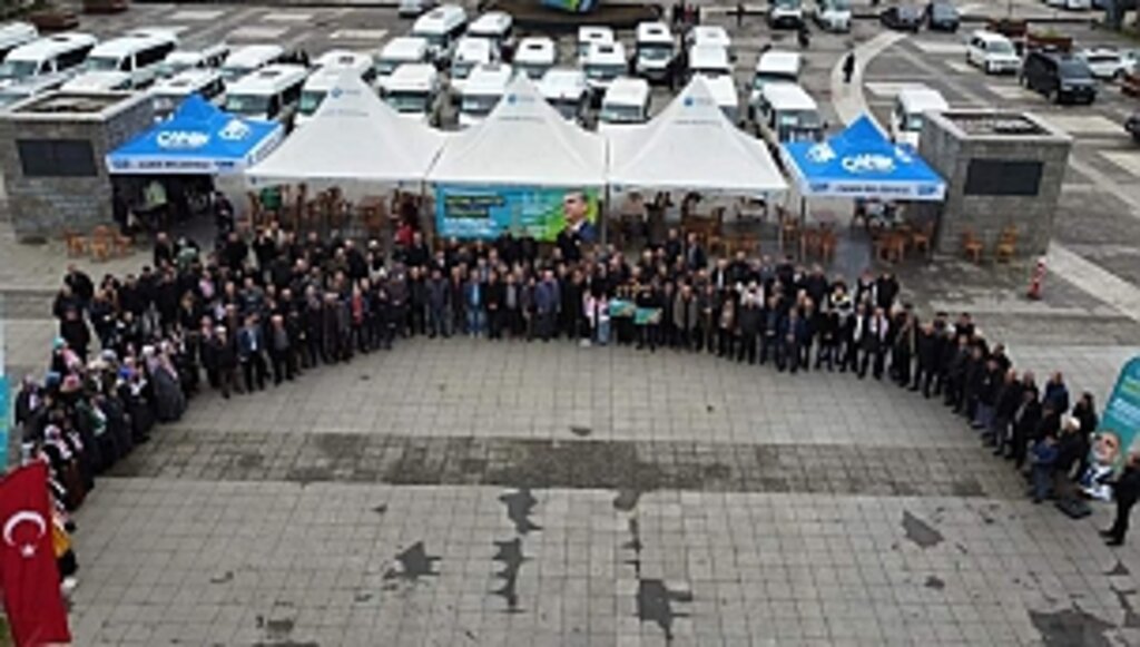 Canik'ten Cumhurbaşkanı Erdoğan'a Coşkulu Karşılama