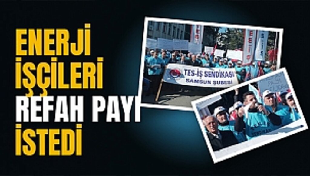 Enerji İşçileri Haykırdı, Refah Payı İstiyoruz