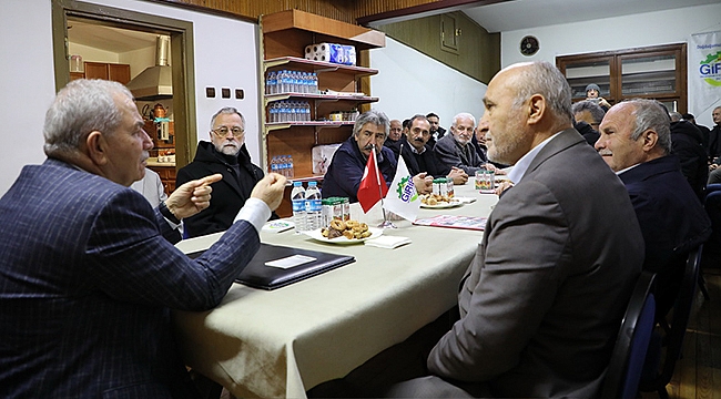 Hizmet Ziyaretlerini Alucralılar Derneği İle Sürdürdü