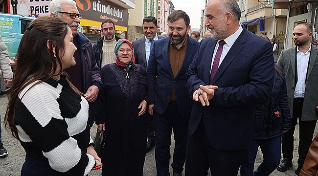 Başkan İbrahim Sandıkçı'ya Büyük Sevgi