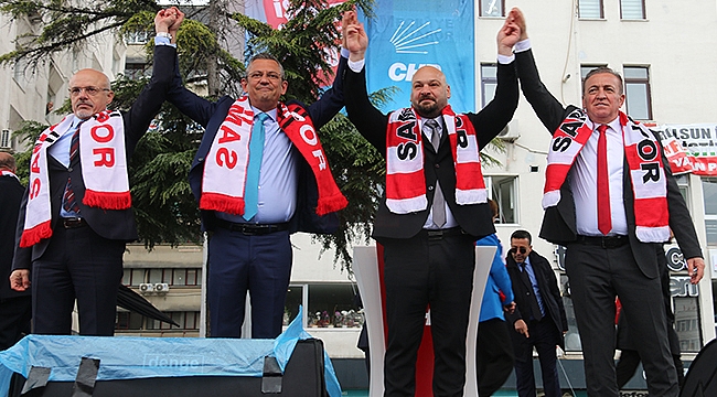 CHP Genel Başkanı Özgür Özel Samsun'da