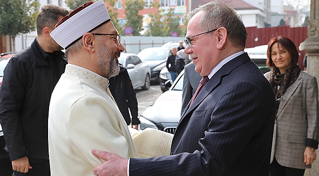 Diyanet İşleri Başkanı Prof. Dr. Ali Erbaş Başkan Demir'i Ziyaret Etti