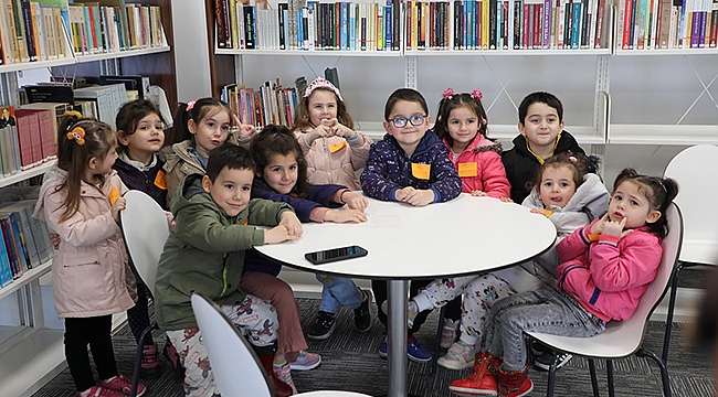 İlkadım'lı Minikler Kütüphane Haftasını Kutladı