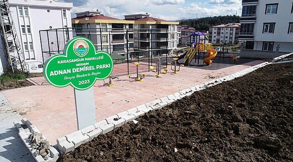 Karasamsun Mahallesi Adnan Demirel Parkına Kavuştu