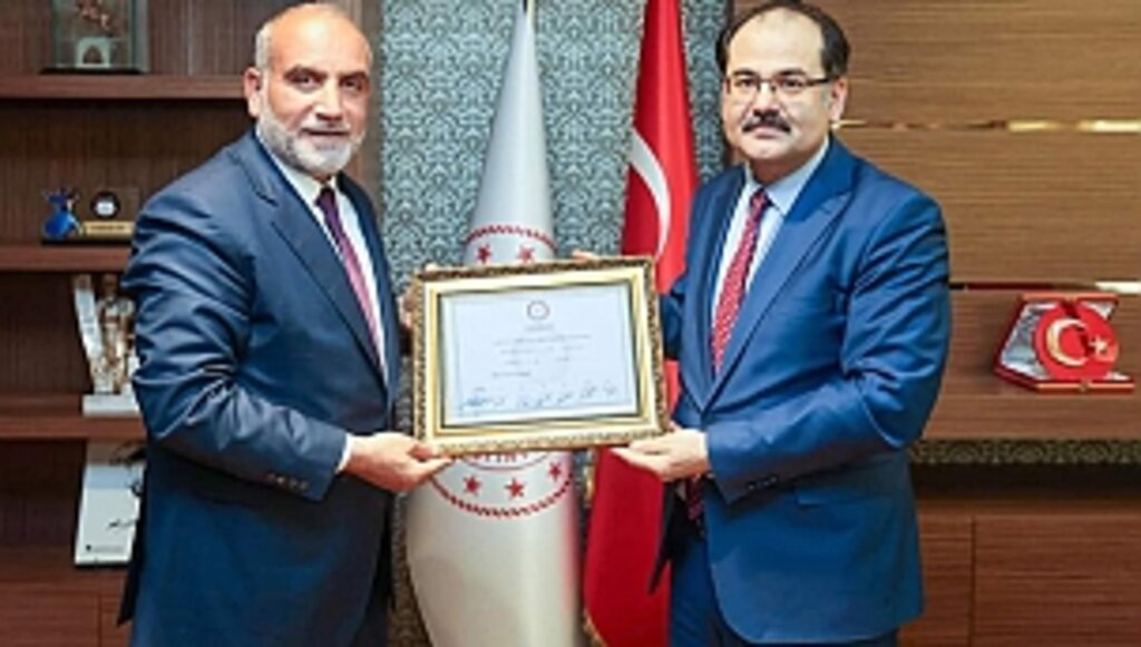 Başkan İbrahim Sandıkçı Mazbatasını Aldı