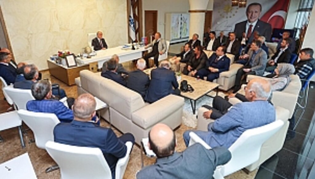 Muhtarlardan Başkan İbrahim Sandıkçı'ya Ziyaret