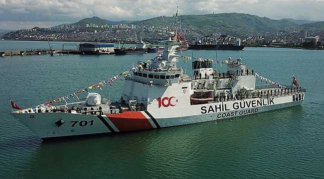 TCSG-87 Gemisi Samsun Limanında!...