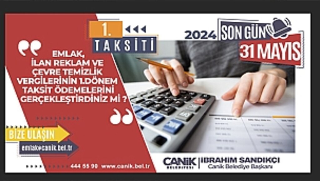 Vergi Ödemeleri İçin Son Tarih 31 Mayıs