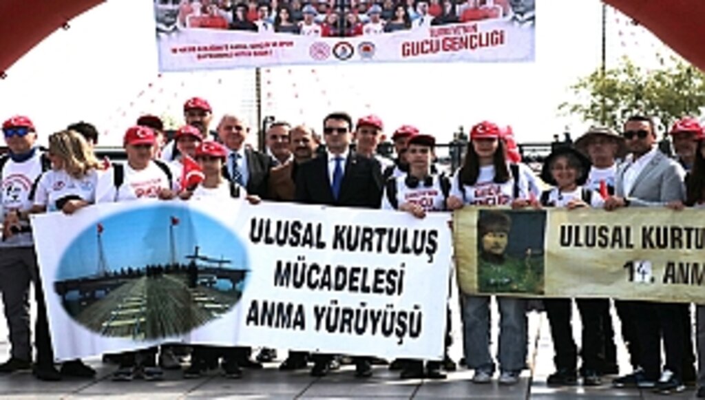 14. Ulusal Kurtuluş Mücadelesi Anma Yürüyüşü Başladı