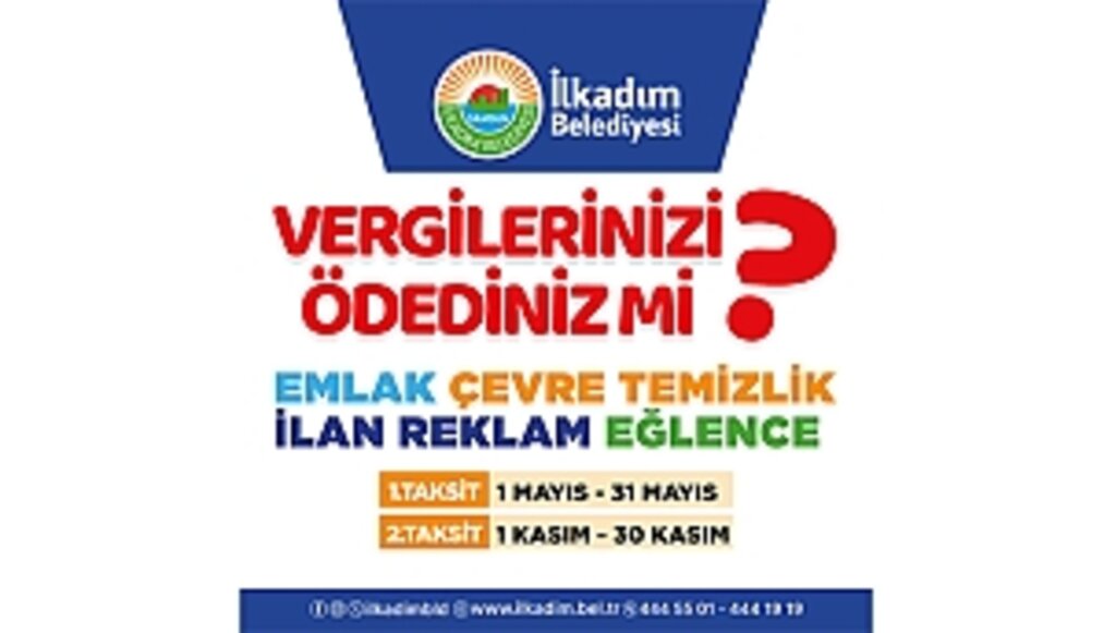 Emlak Vergilerinin 1. Taksit Son Ödeme Tarihi 31 Mayıs 