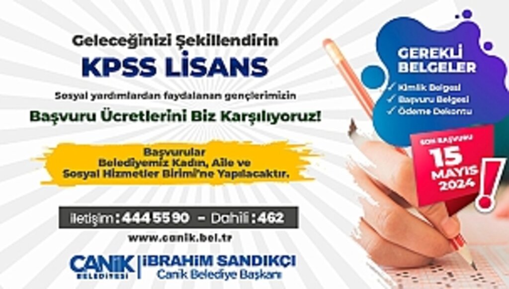 Gençlerimizin KPSS Ücretlerini Karşılıyoruz