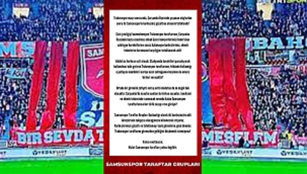 Hiç Bir Samsunspor Taraftarı Yalnız Değildir