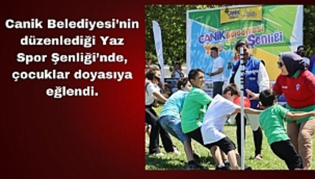 Canik'te Çocuklar Sporla Buluştu